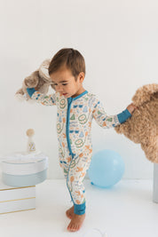 Birthday Boy Zipper Romper