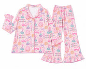 Birthday Girl Girls' Long Sleeve Ruffle Flare Set