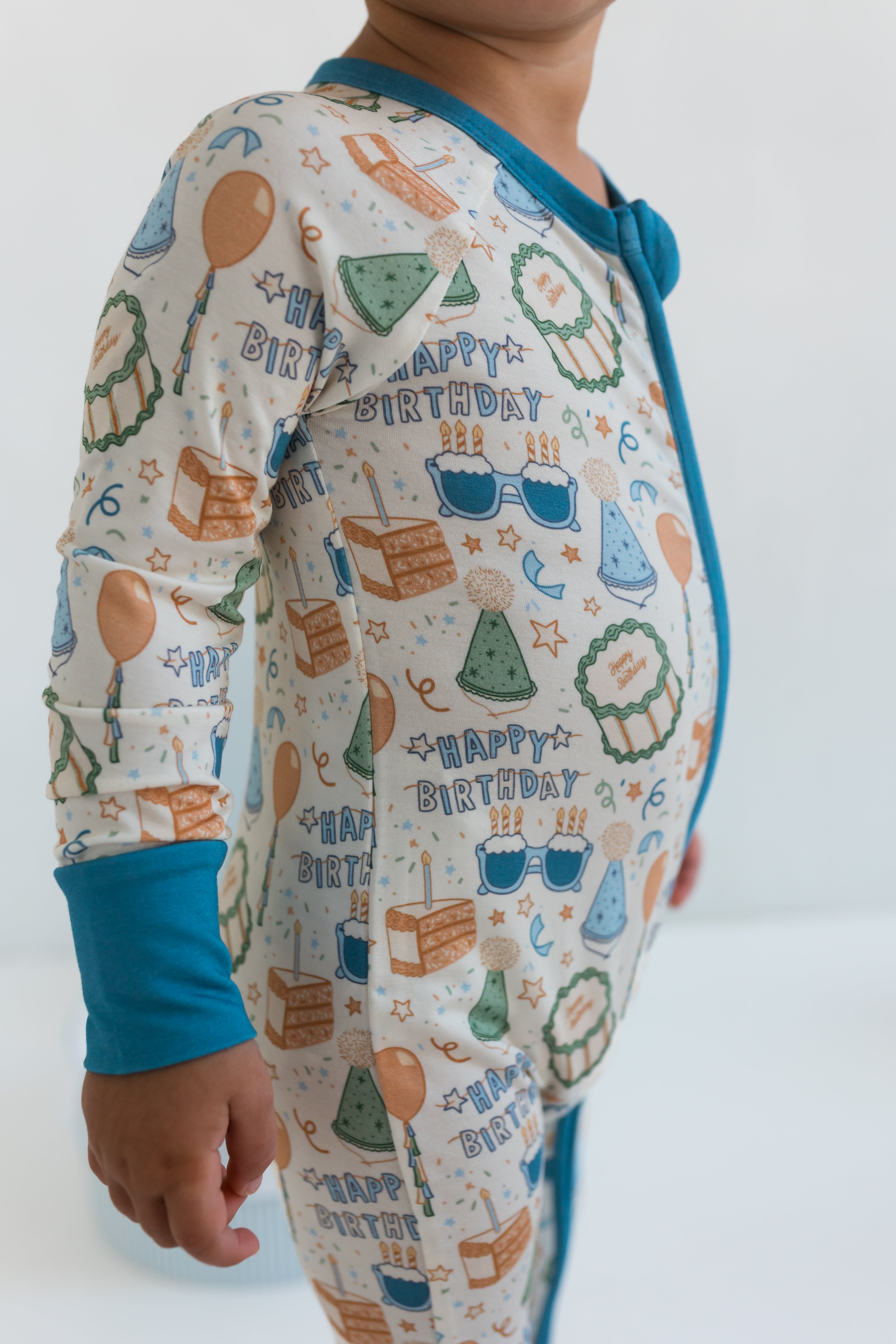 Birthday Boy Zipper Romper