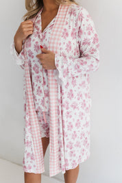 Blush Rose Garden Women's Robe