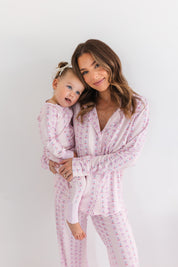 Cherry Gingham Women's Long Sleeve Set