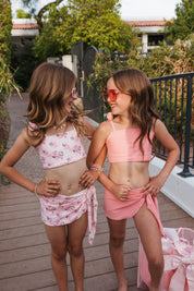 Poolside Petals Bikini || Rosy