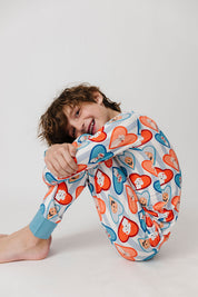 Blue Fur-Ever Valentine Two Piece Set