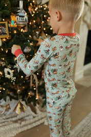 Christmas Dinos Two Piece Set IMJ x Daryl-Ann Denner