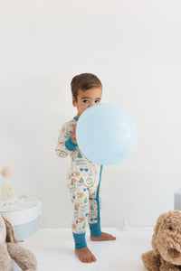 Birthday Boy Zipper Romper