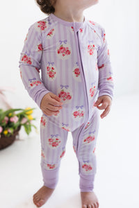 Petal Pop Zipper Romper