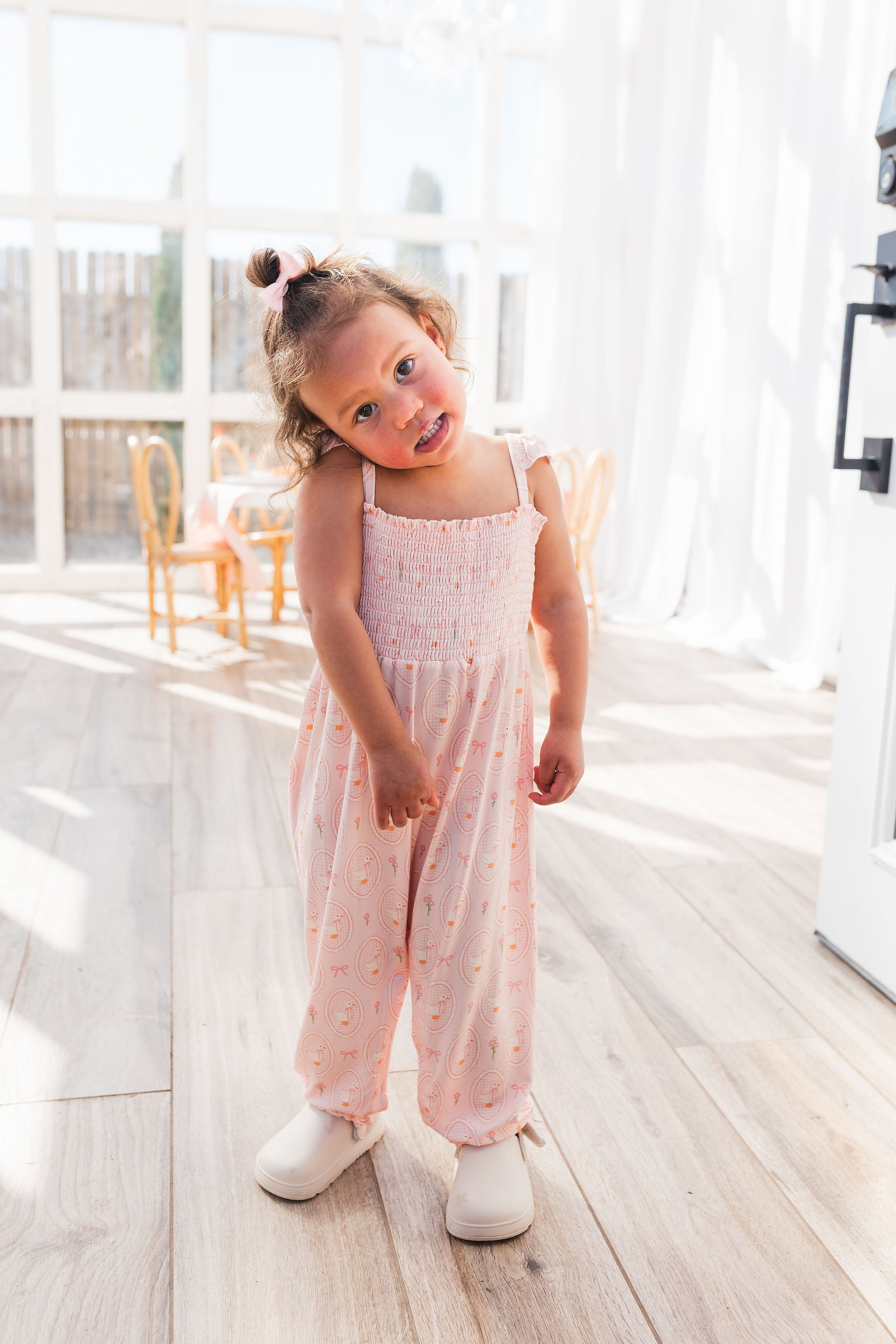 Pink Little Goose Jumpsuit