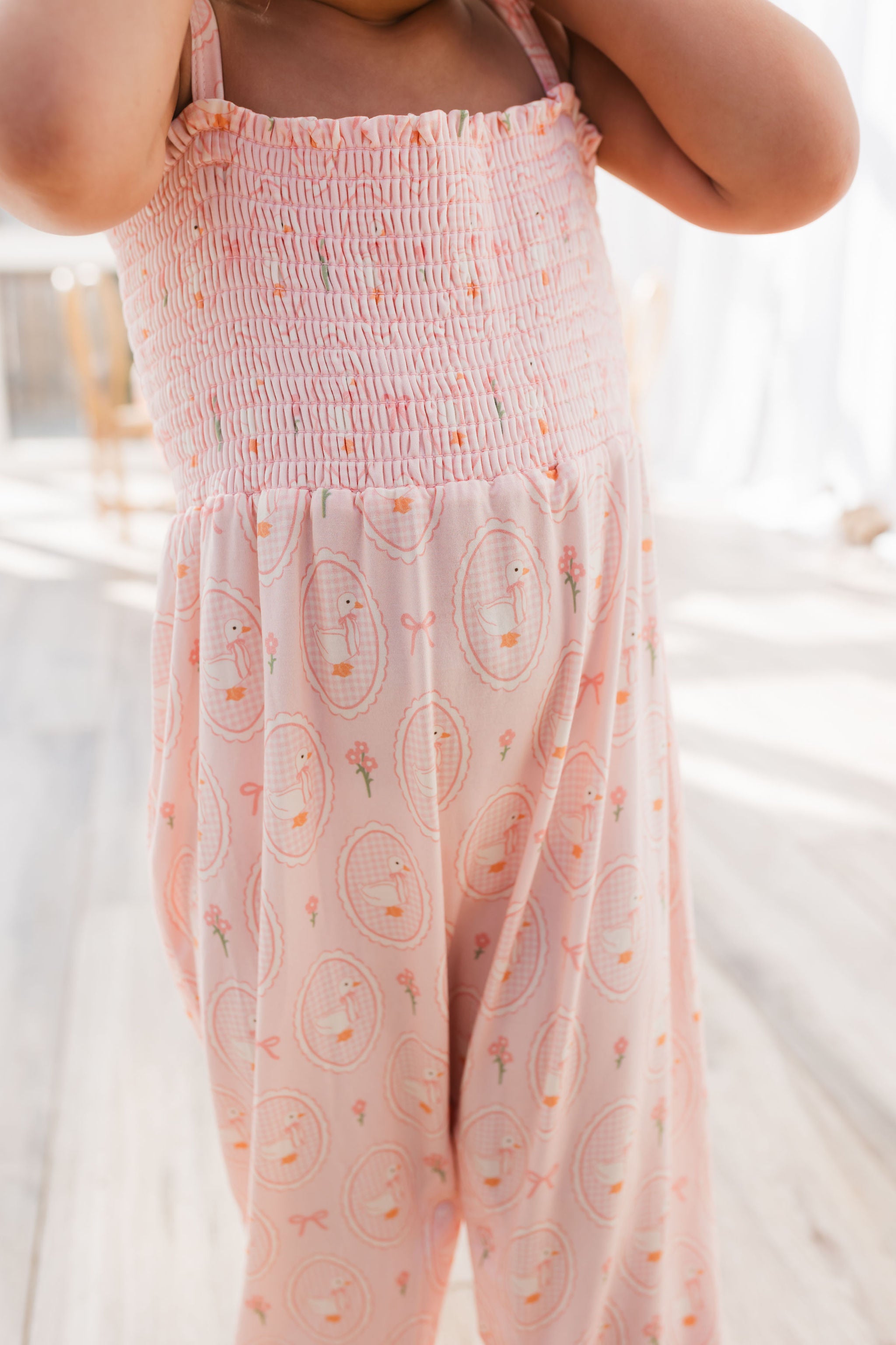 Pink Little Goose Jumpsuit