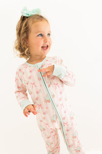 Tea Party Zipper Romper