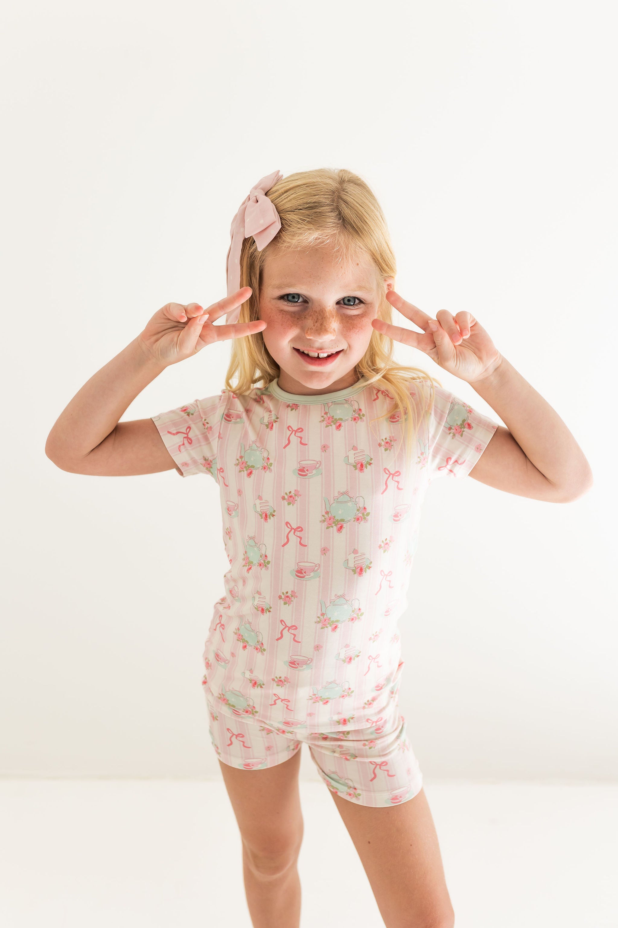 Tea Party Two Piece Short Set