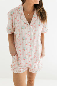 Tea Party Women's Short Set