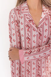 Vintage Love Women's Long Sleeve Ruffle Pant Set