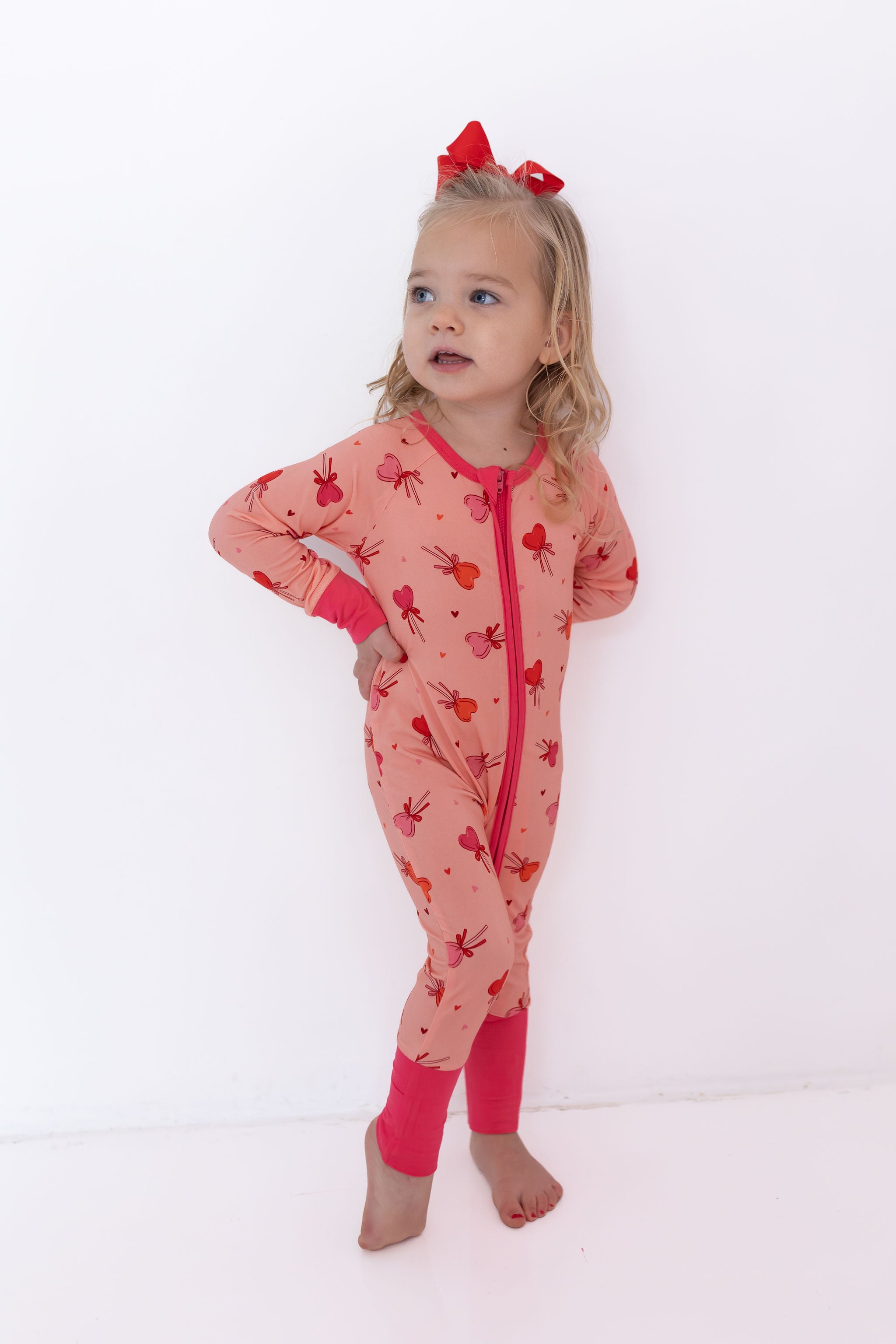 Pink Sugar Rush Zipper Romper