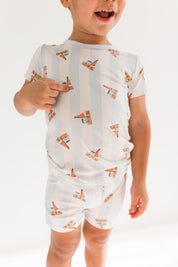 Little Sailboat Two Piece Short Set