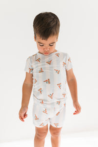 Little Sailboat Two Piece Short Set