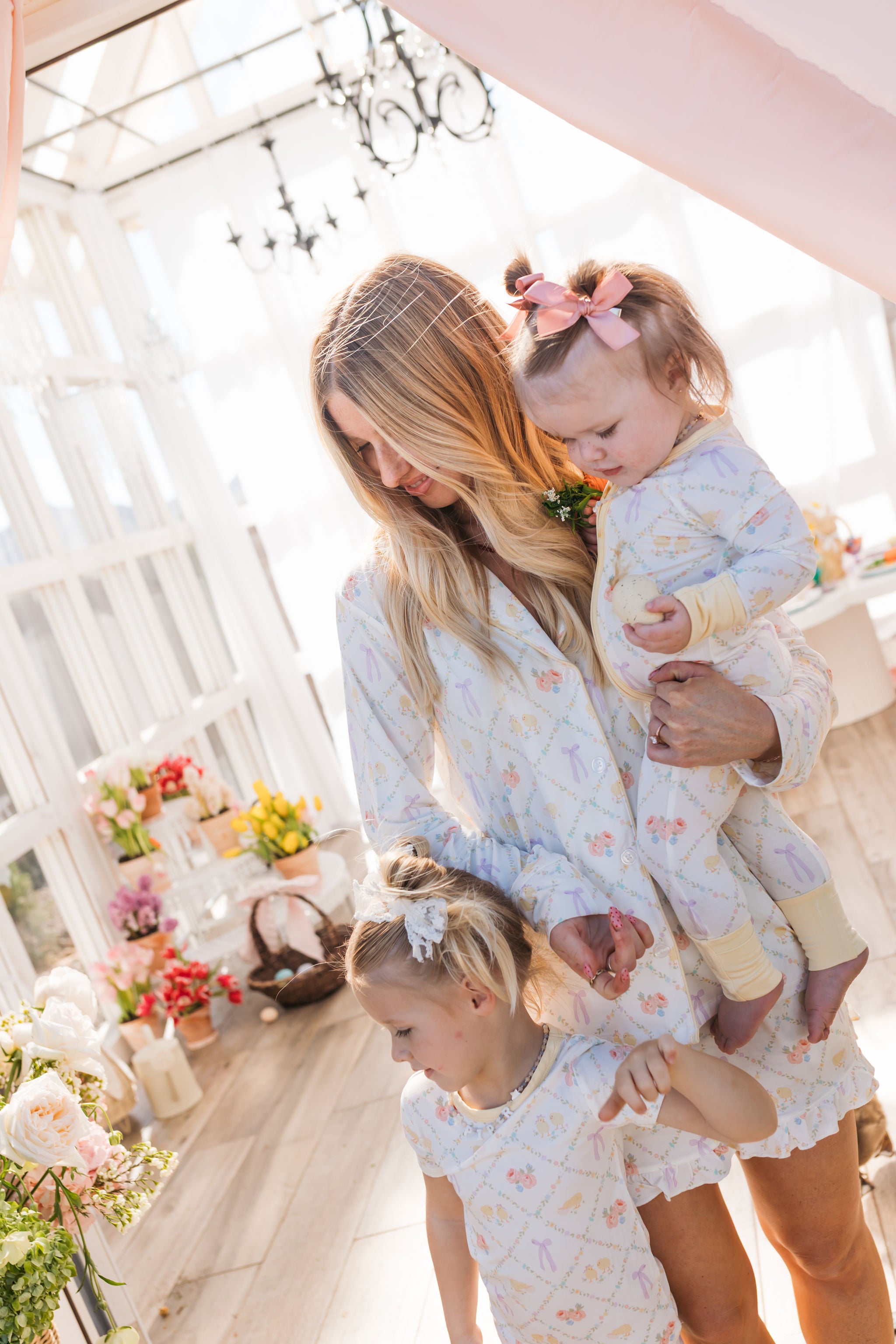 Peep and Petal Women's Long Sleeve Short Set