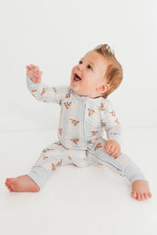 Little Sailboat Zipper Romper