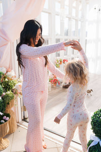 Rosie Floral Women's Long Sleeve Ruffle Set