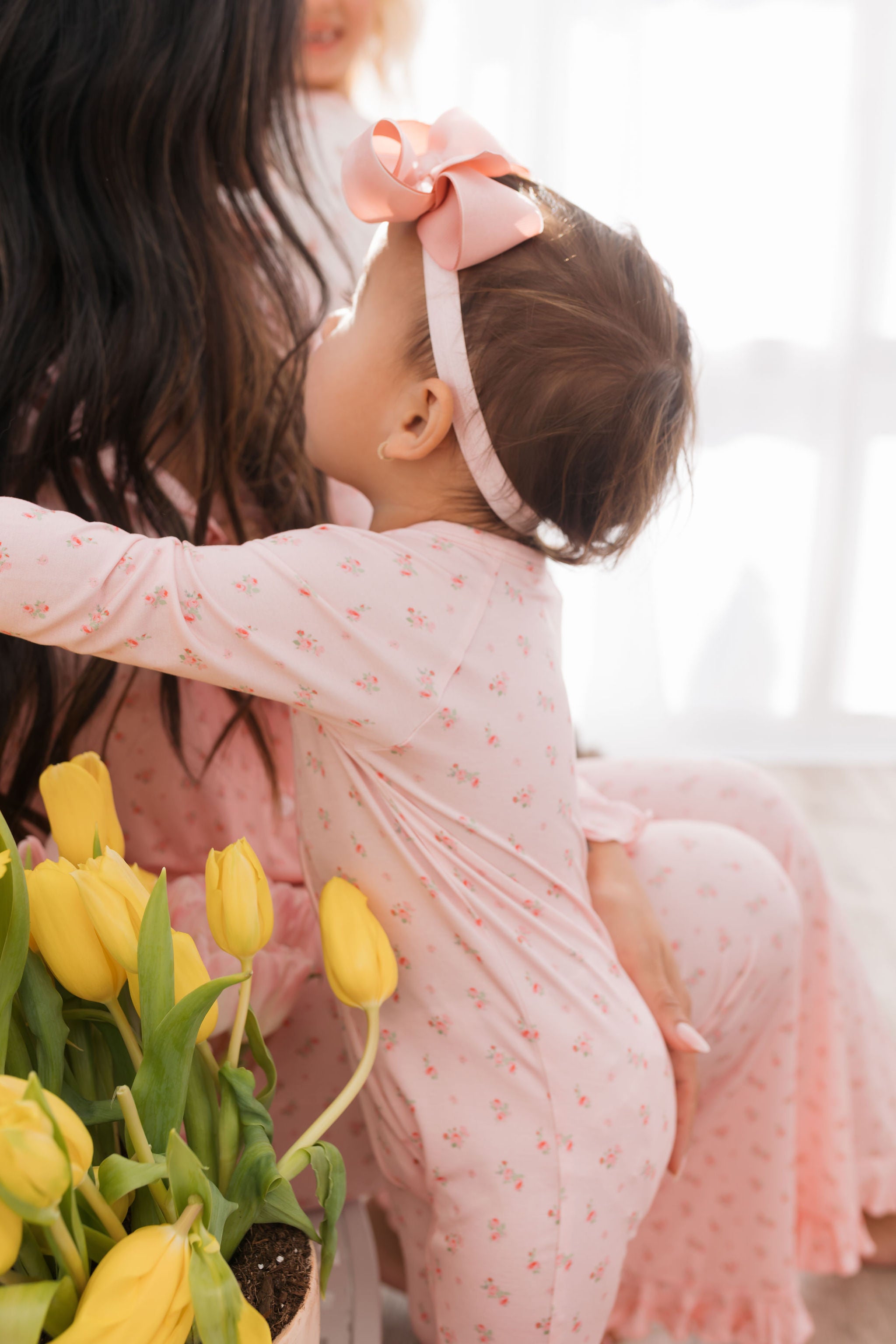 Rosie Floral Zipper Romper