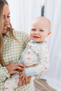 Oliver Rabbit Zipper Romper