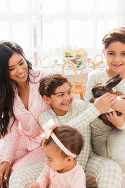 Green Gingham Two Piece Set