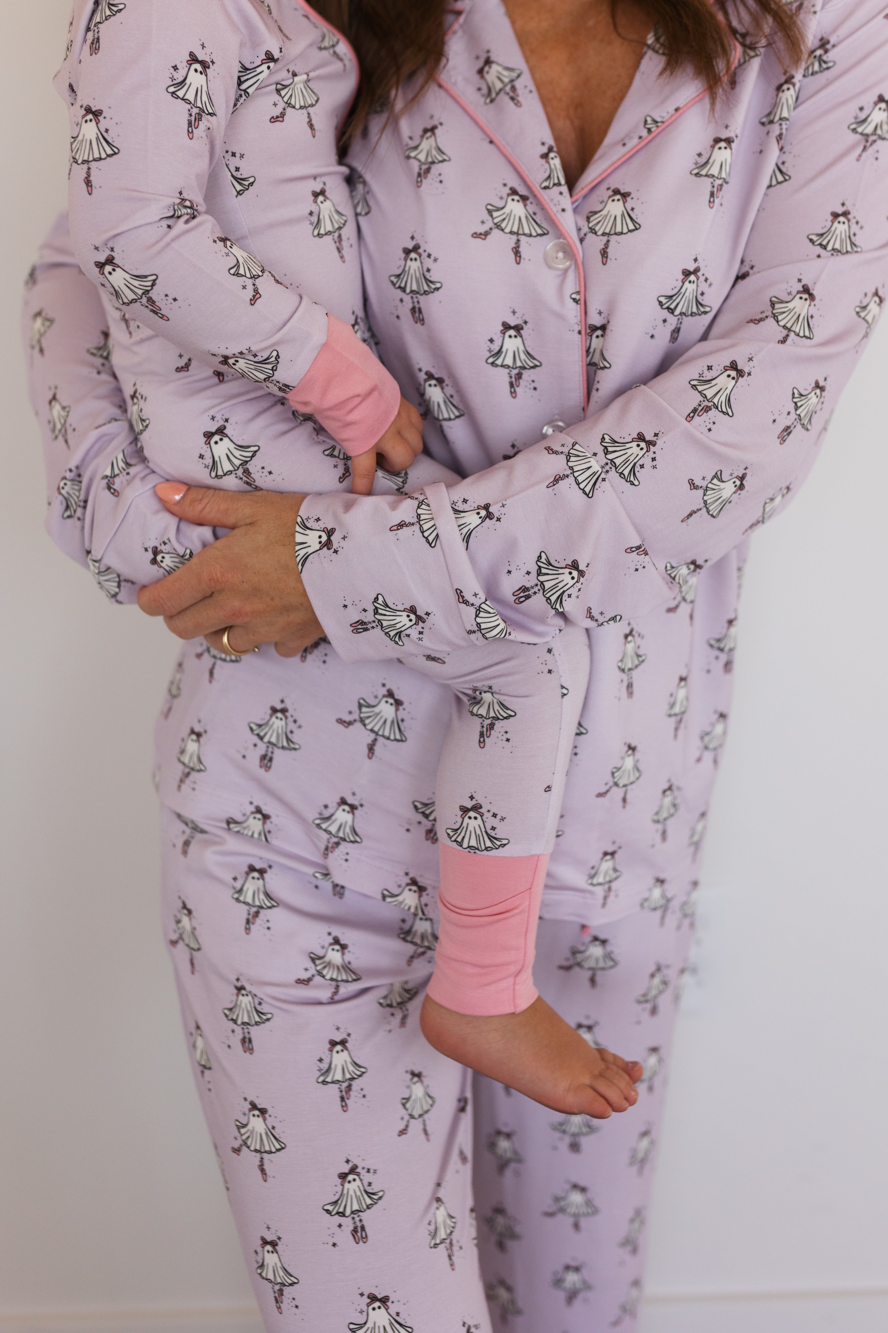 Ballerina Ghost Zipper Romper