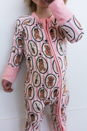 Howl-o-Ween Pups Zipper Romper