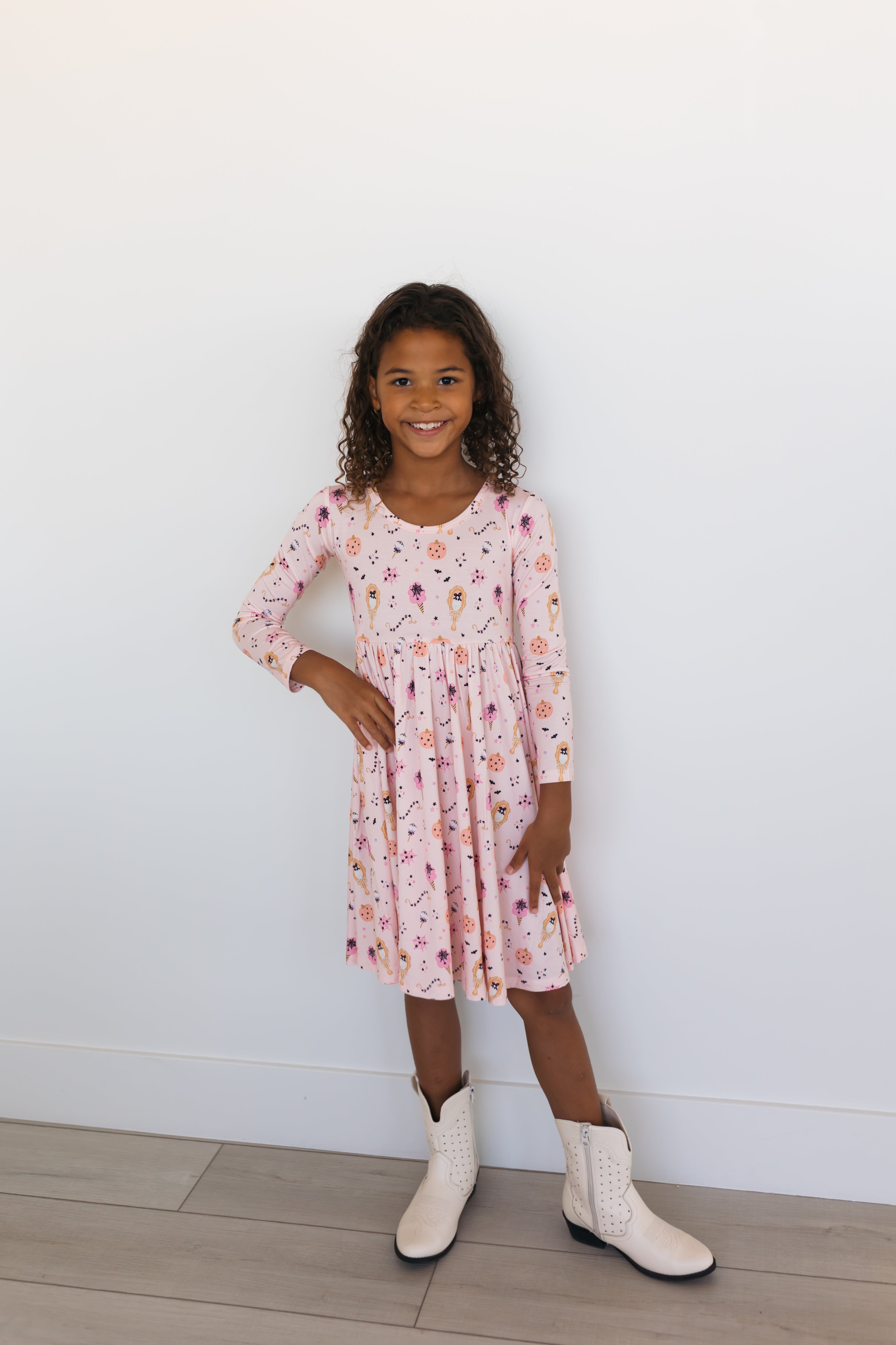 Snuggleween Long Sleeve Twirl Dress