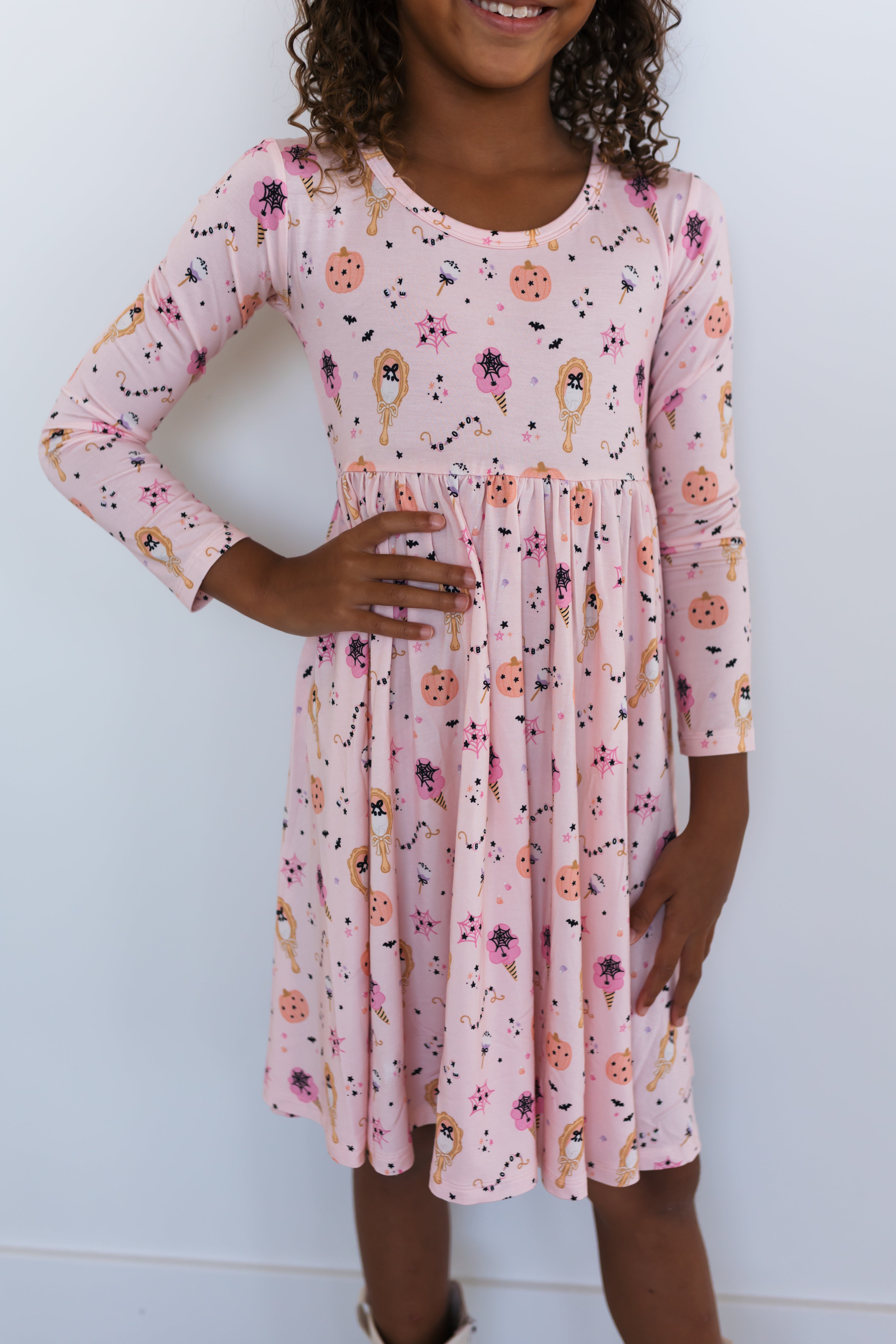 Snuggleween Long Sleeve Twirl Dress