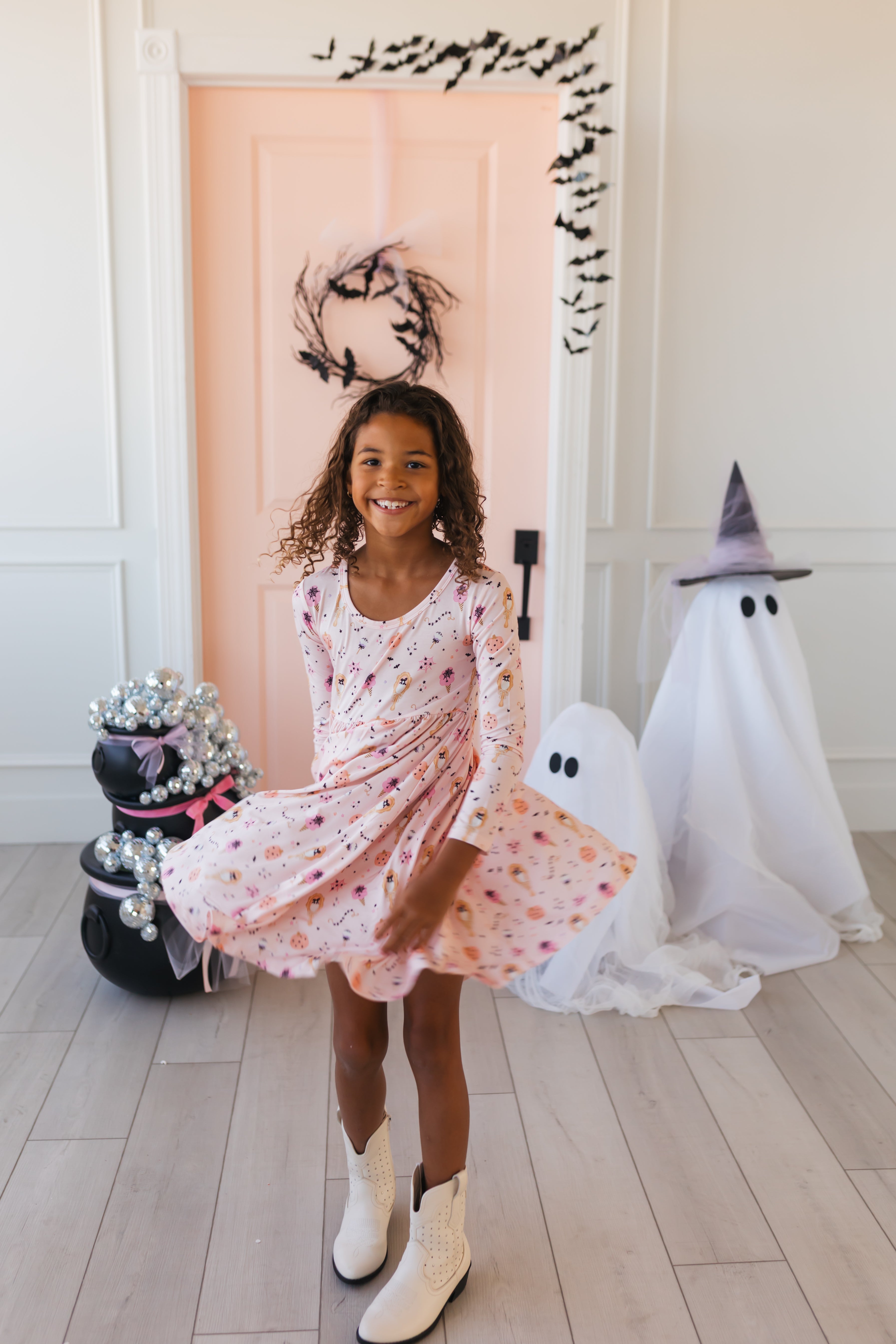 Snuggleween Long Sleeve Twirl Dress