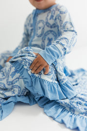 Julia Bow Ruffle Blanket