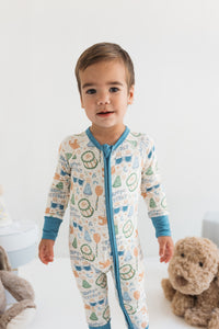 Birthday Boy Zipper Romper