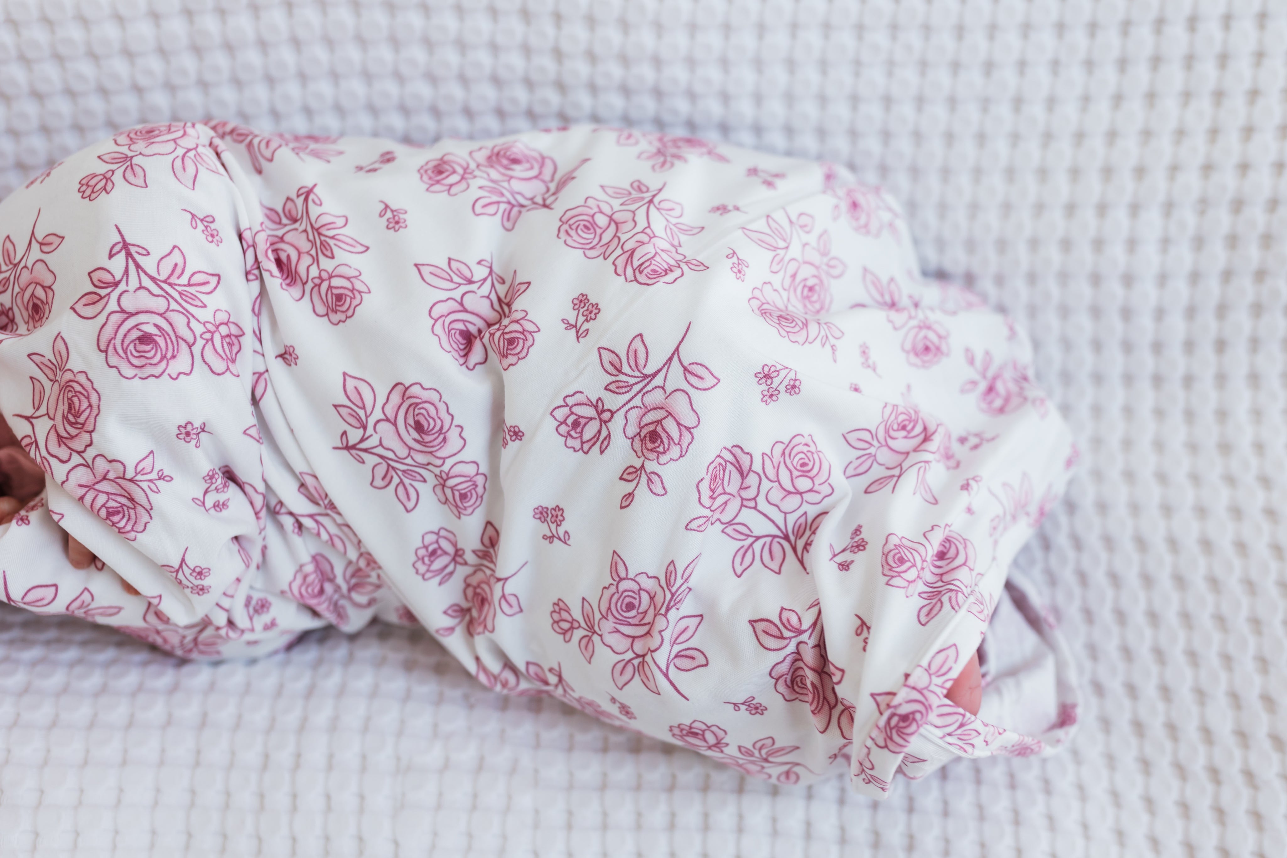 Blush Rose Garden Swaddle