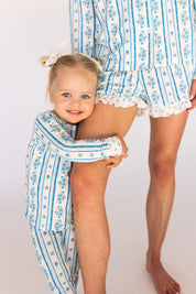 Forever Blooming Women's Long Sleeve Short Set