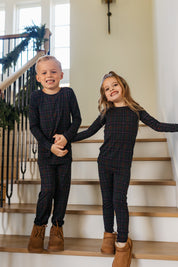 Midnight Mistletoe Plaid Two Piece Set IMJ x Daryl-Ann Denner