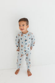 Hanukkah Bears Zipper Romper