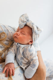 Blue Rose Garden Headband