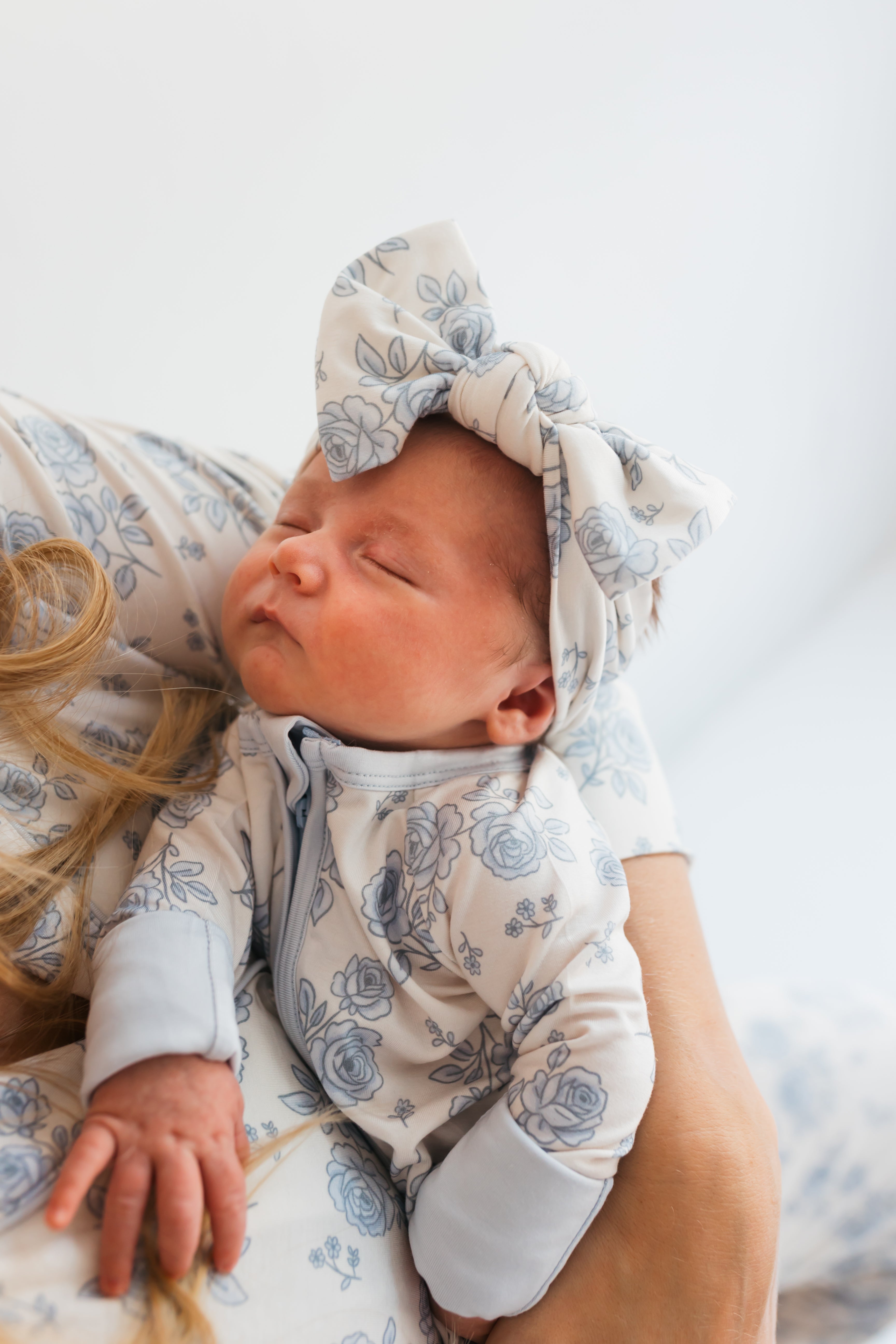 Blue Rose Garden Headband