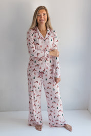 Pink Holly Jolly Cruisers Women's Set