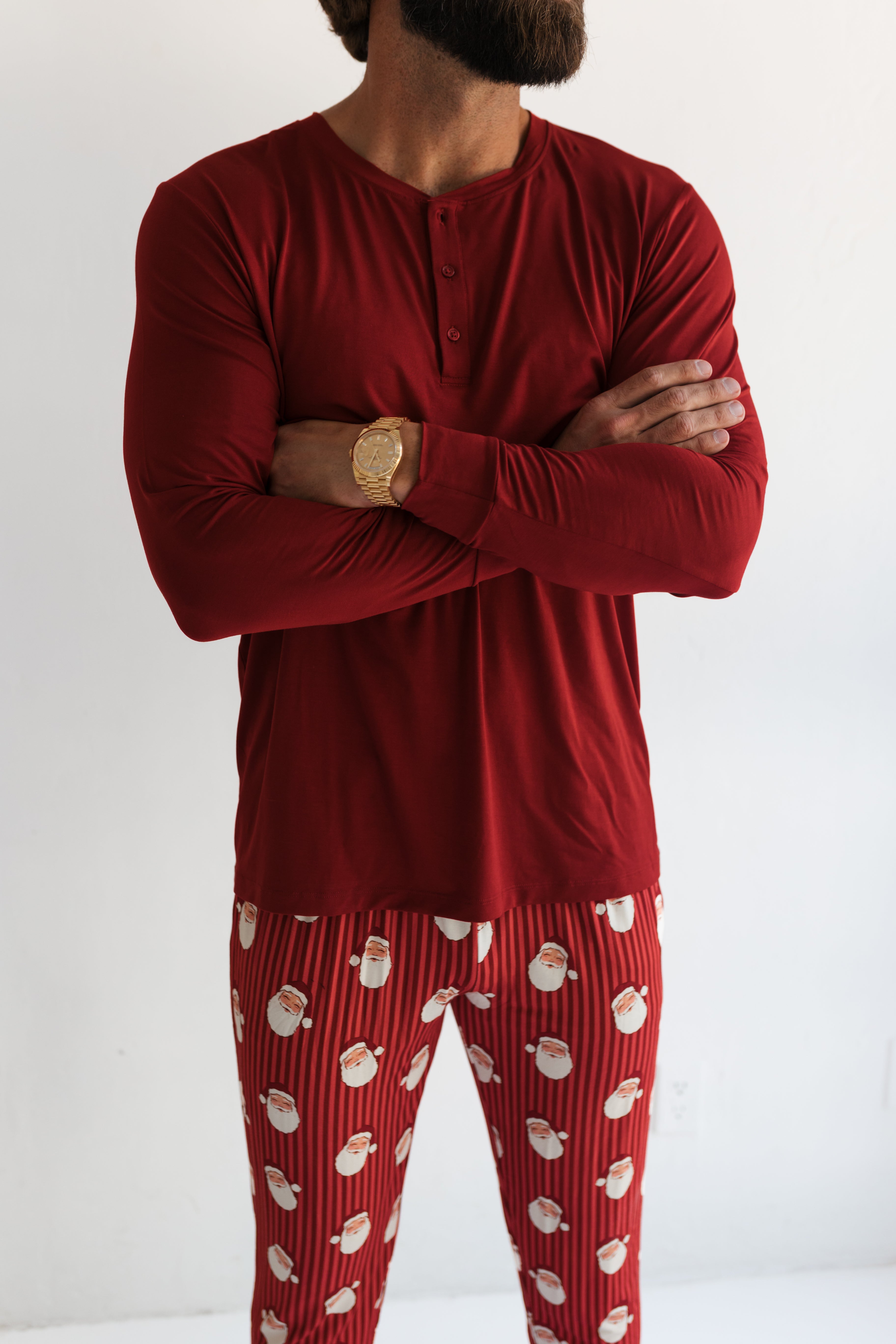 Santa Men's Top