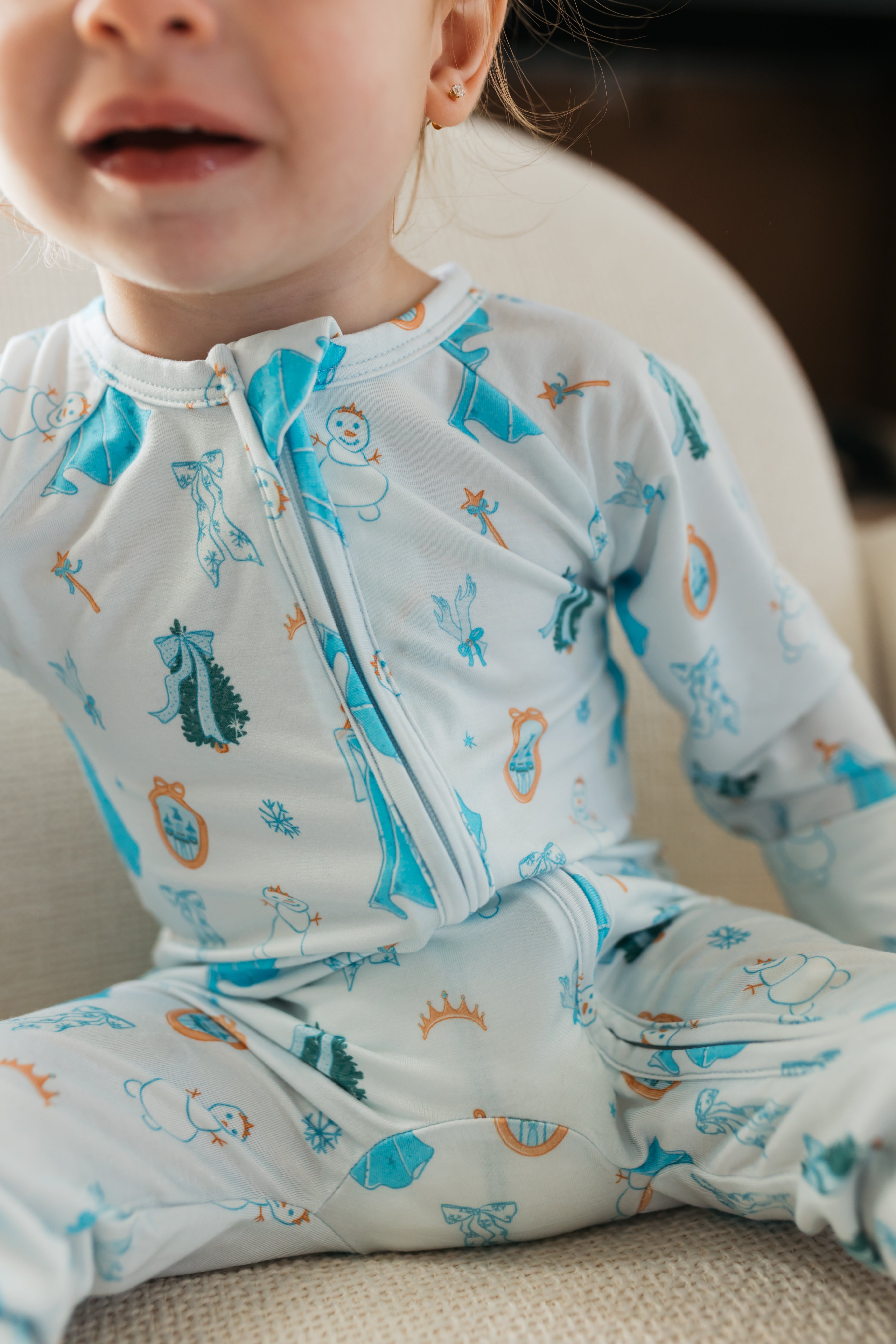 Winter Princess Zipper Romper IMJ x Daryl-Ann Denner – In My Jammers