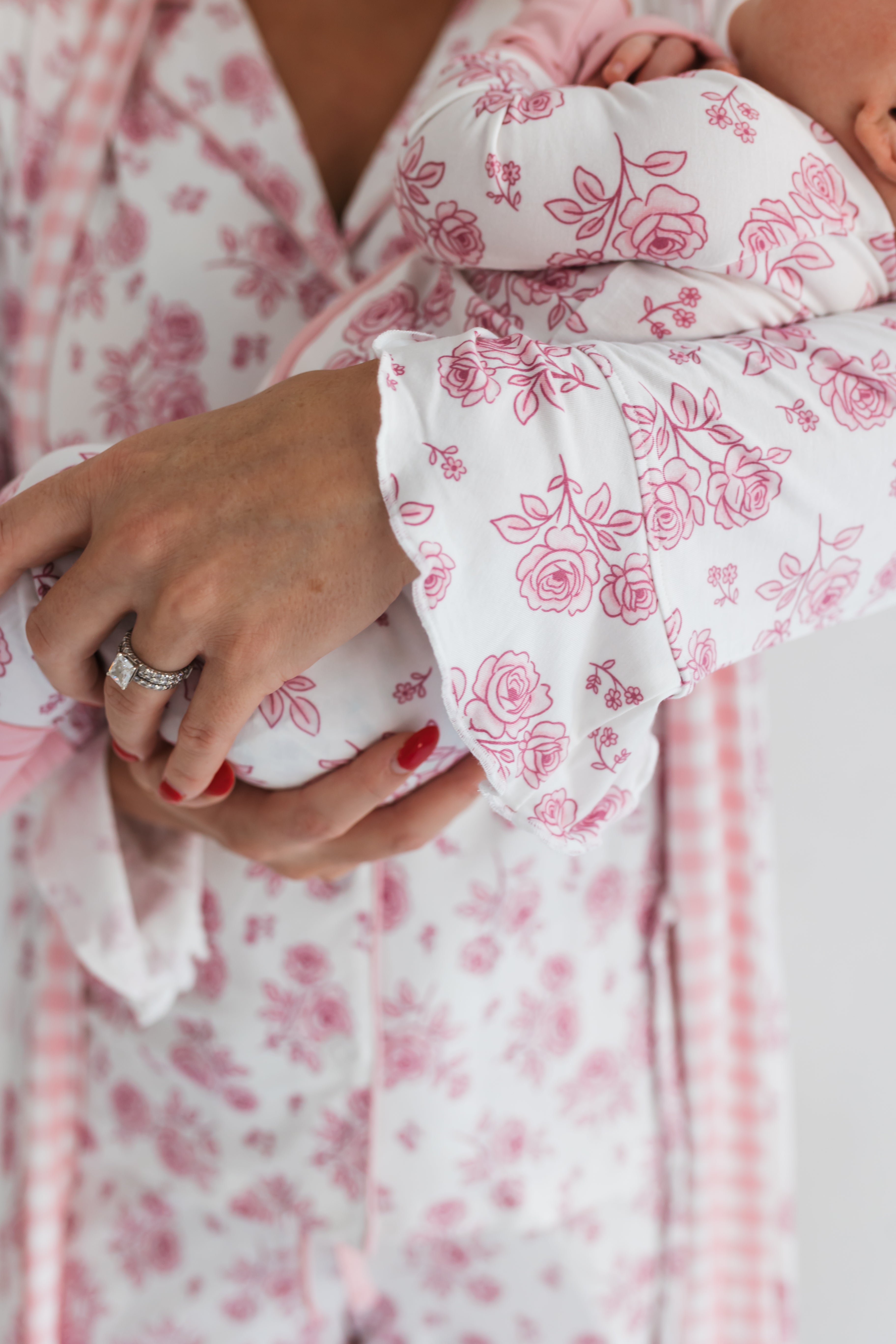 Blush Rose Garden Women's Robe