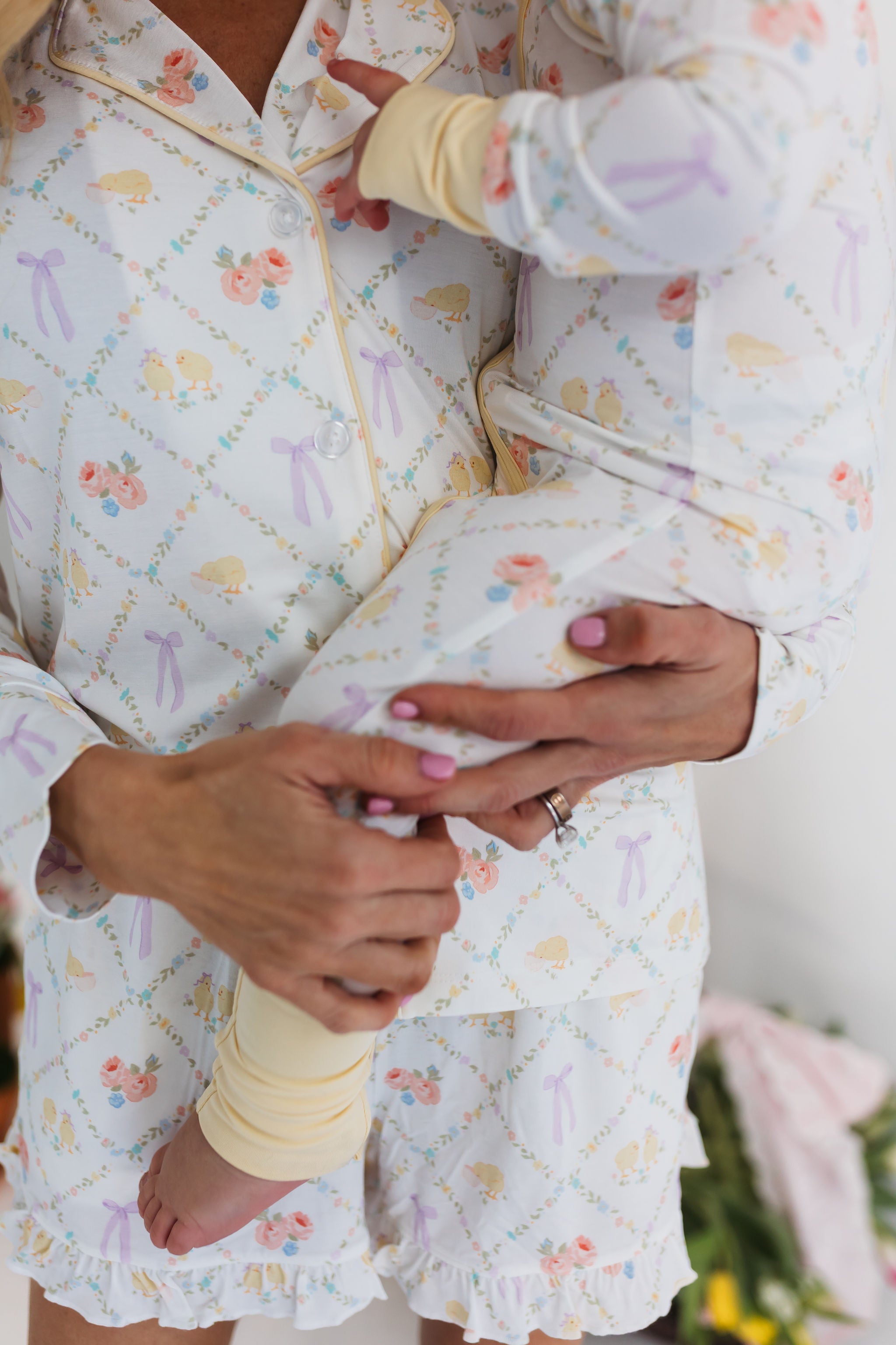 Peep and Petal Zipper Romper
