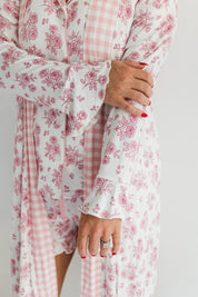 Blush Rose Garden Women's Robe