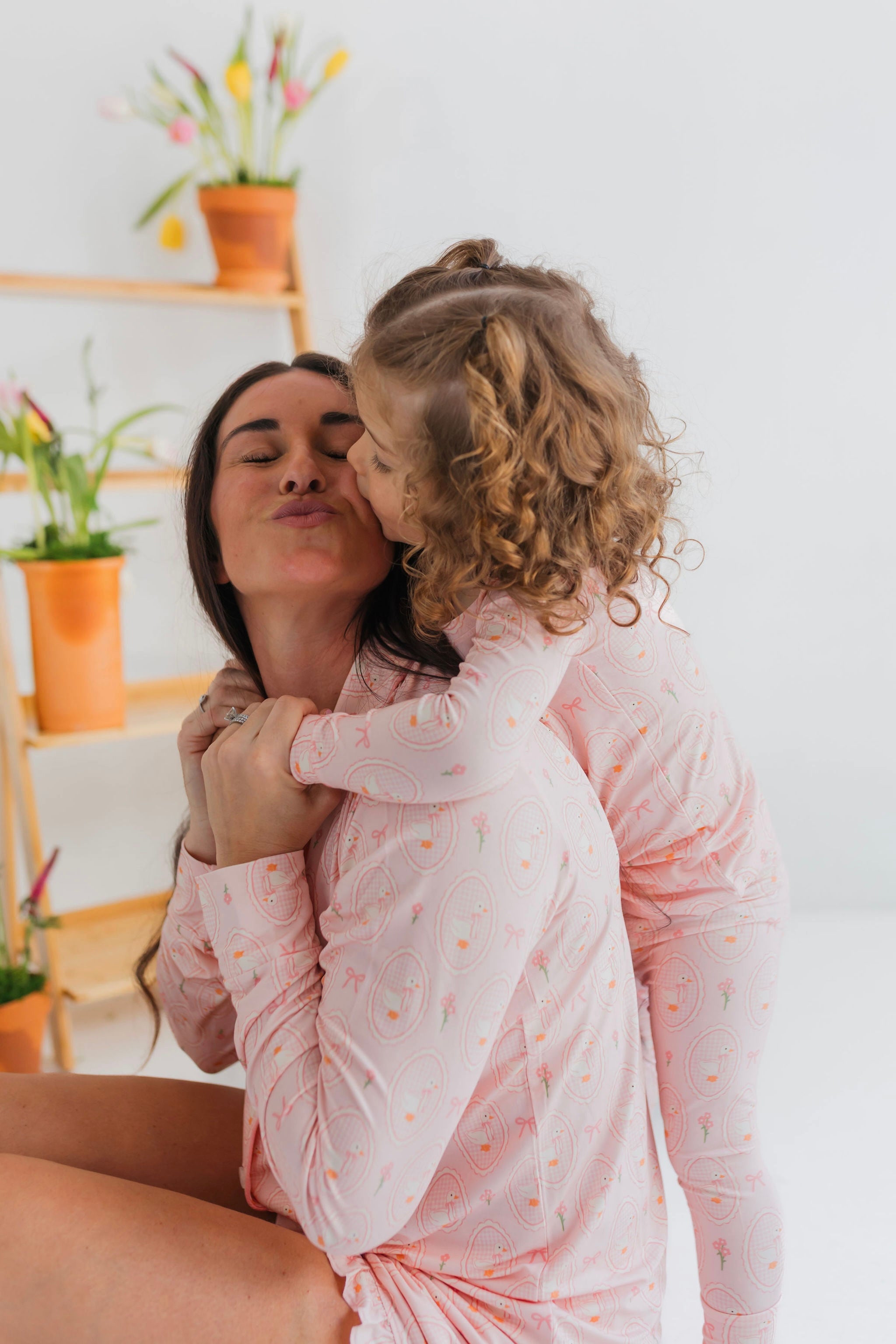 Pink Little Goose Two Piece Set