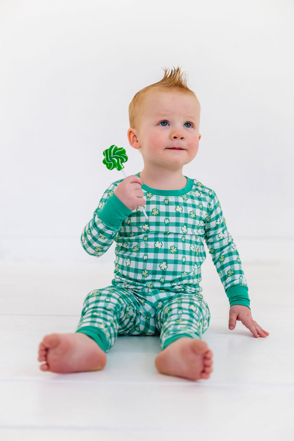 Lucky Gingham Two Piece Set