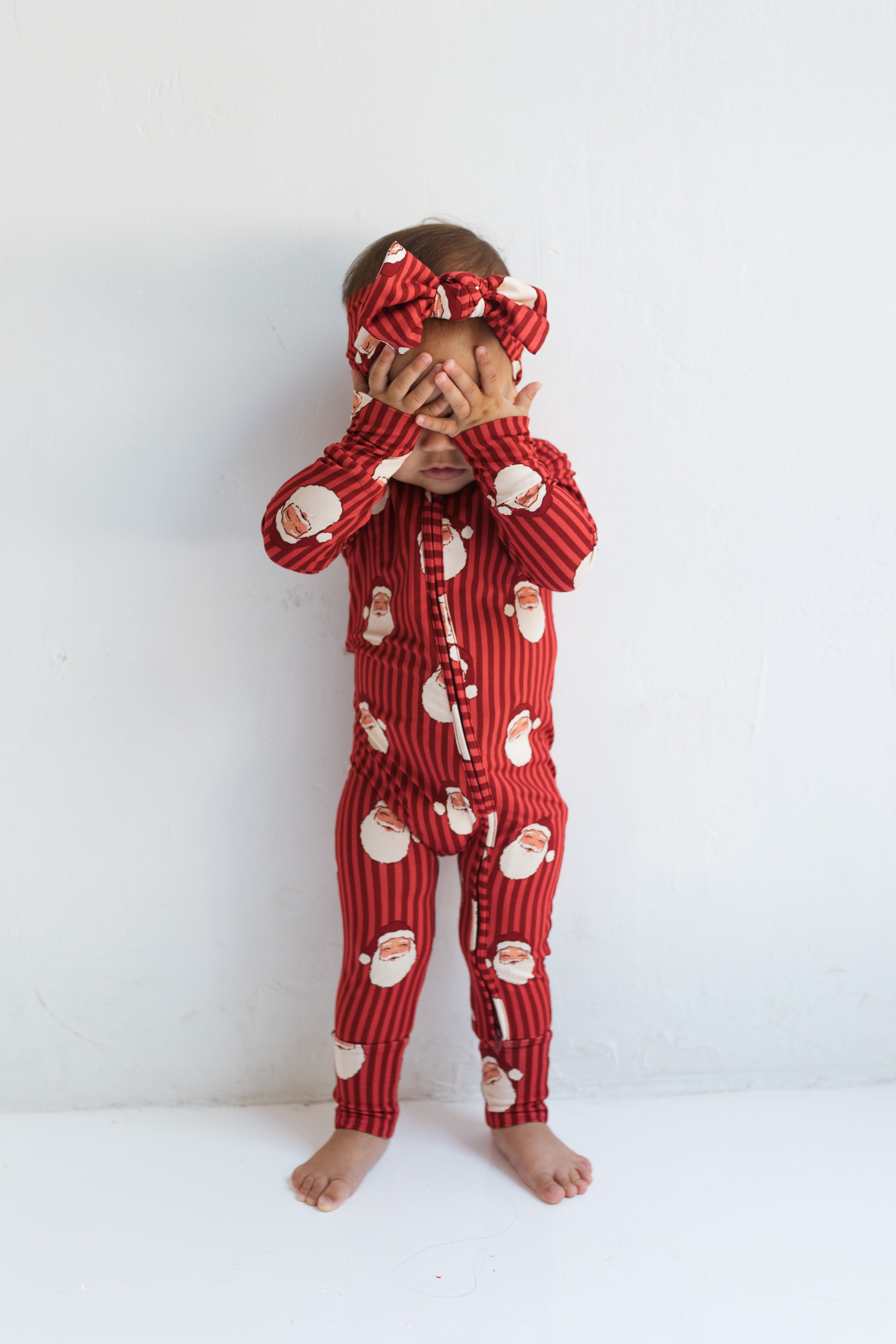 Santa Zipper Romper