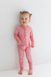 Pink Blaire Zipper Romper