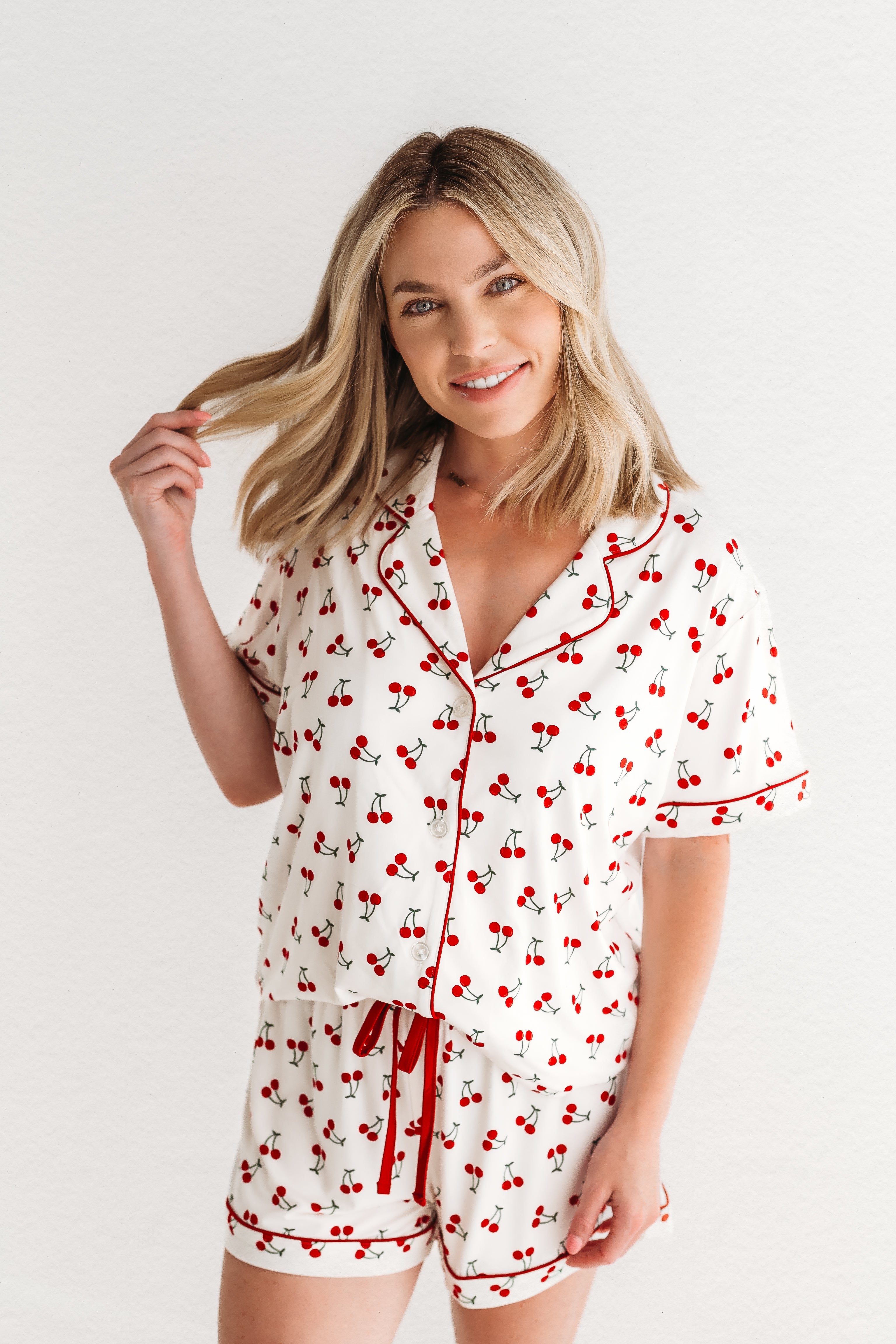 Red Cherry Women's Set Jammers x Wild + Rae