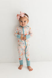 Candy Crush Zipper Romper